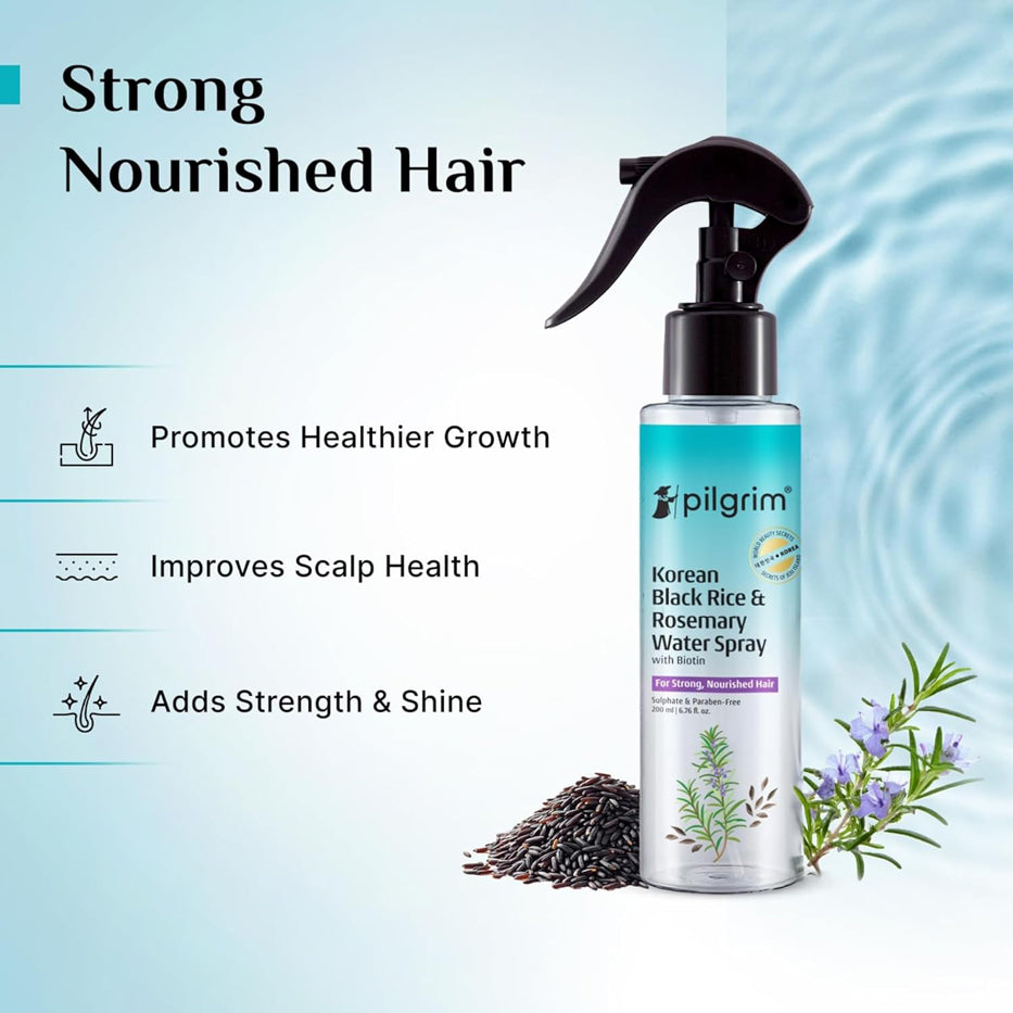 Pilgrim Korean Black Rice & Rosemary Water Spray