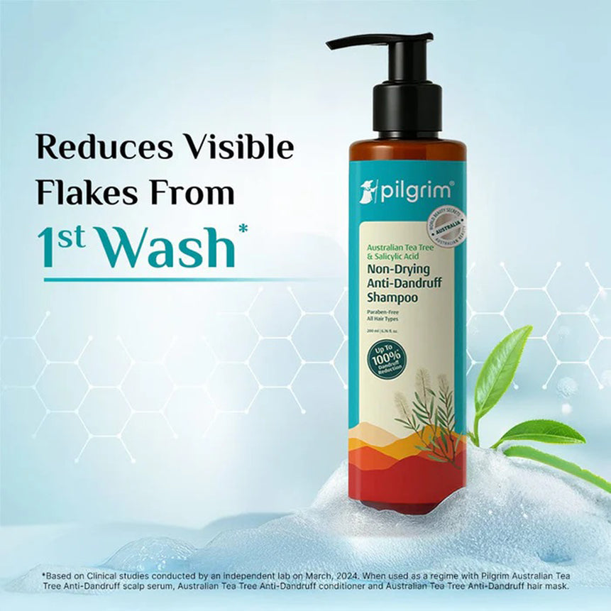 Pilgrim Australian Tea Tree Non Drying Anti Dandruff Shampoo