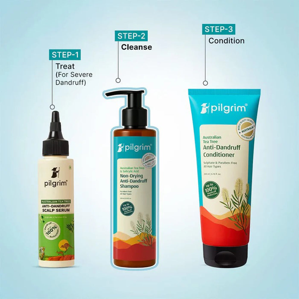 Pilgrim Australian Tea Tree Non Drying Anti Dandruff Shampoo
