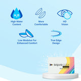 Aqua Color Contact Lenses ICY BLUE