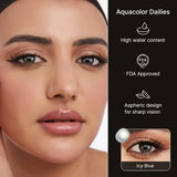 Aqua Color Contact Lenses ICY BLUE