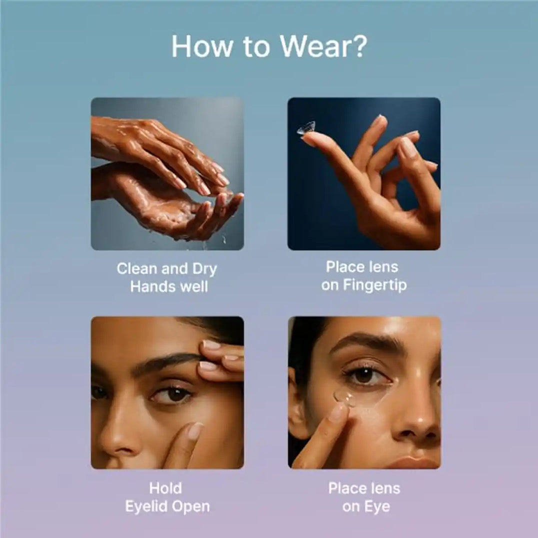 Aqua Color Contact Lenses ICY BLUE