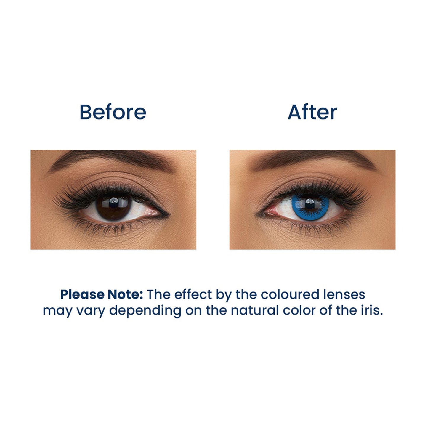 Aqua Color Contact Lenses SUBMARINE BLUE