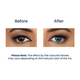 Aqua Color Contact Lenses SUBMARINE BLUE