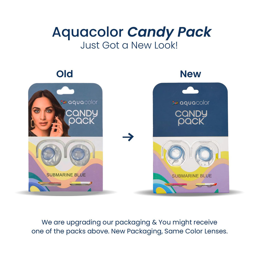 Aqua Color Contact Lenses SUBMARINE BLUE