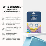 Aqua Color Contact Lenses SUBMARINE BLUE