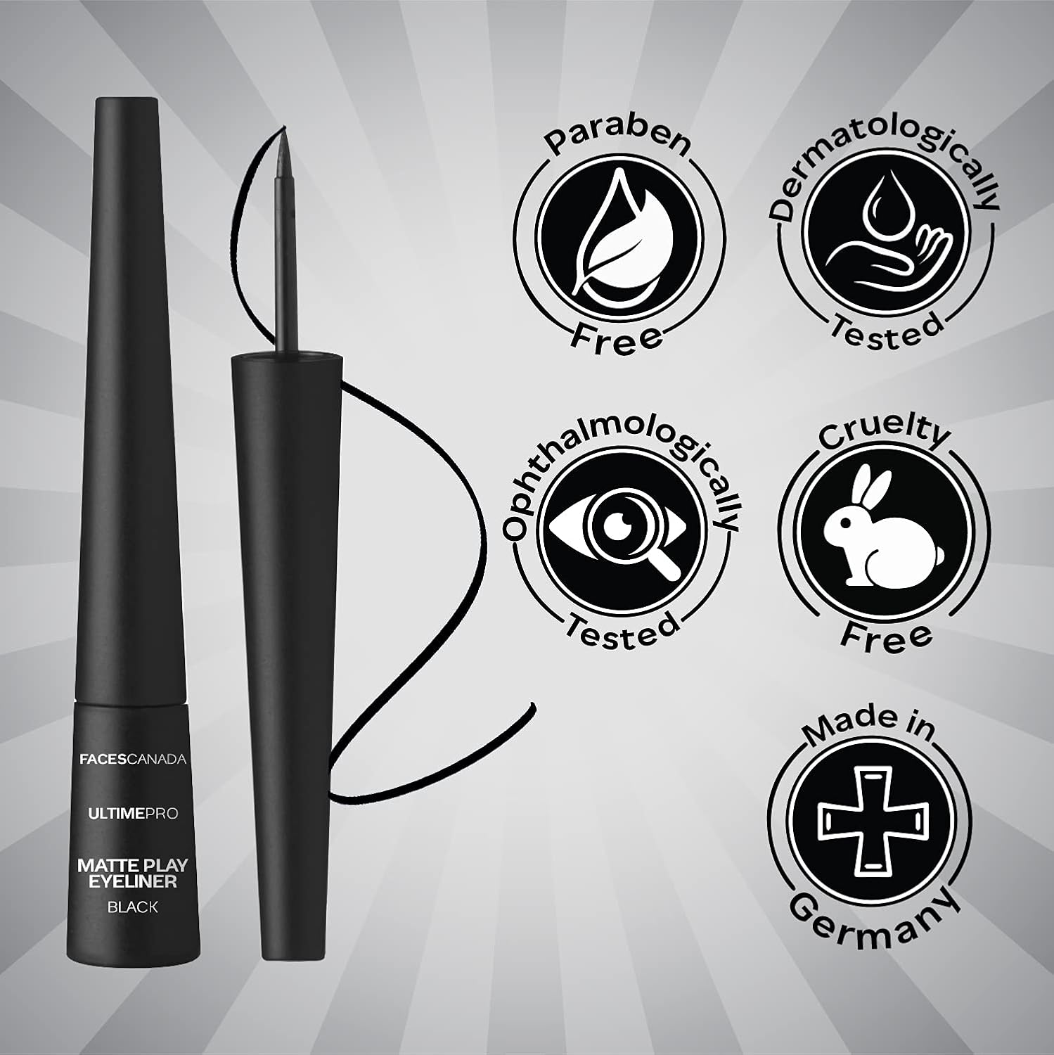 Faces Ultime Pro Matte Play Eyeliner 2.5ML