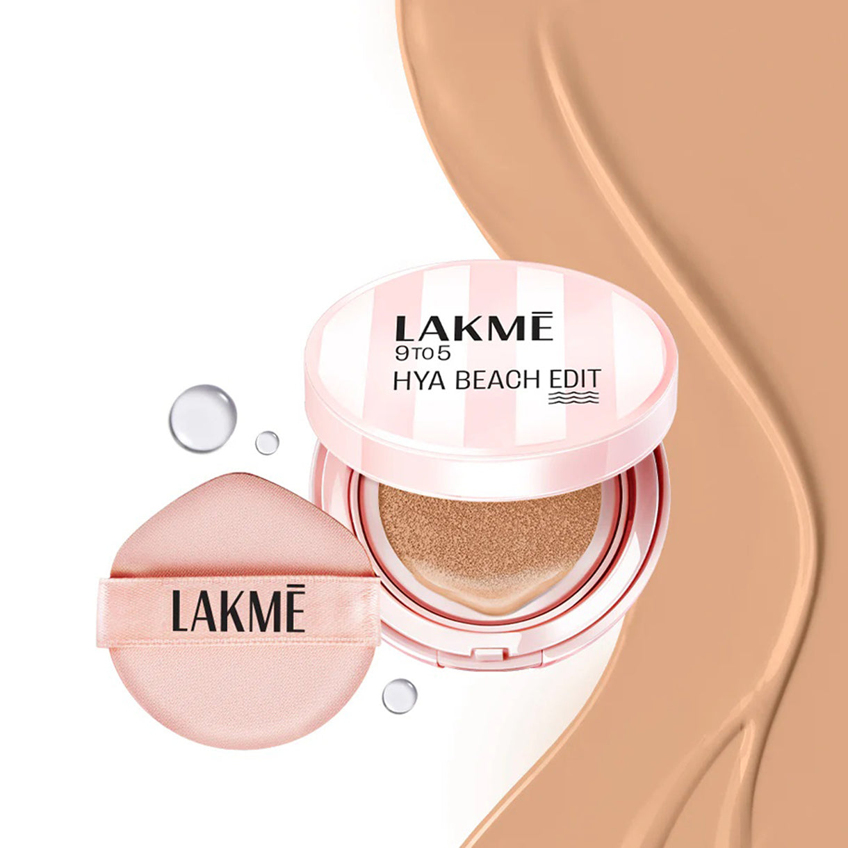Lakme 9to5 Hya Beach Edit Cushion Foundation 12G