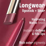 Lakme 9to5 Hya Beach Edit, Lipstick + Liner Duo, SPF 30 2.24g