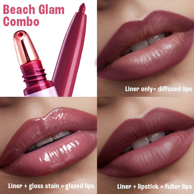 Lakme 9to5 Hya Beach Edit, Lipstick + Liner Duo, SPF 30 2.24g