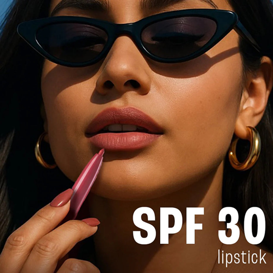 Lakme 9to5 Hya Beach Edit, Lipstick + Liner Duo, SPF 30 2.24g