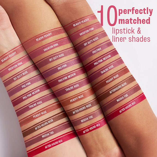 Lakme 9to5 Hya Beach Edit, Lipstick + Liner Duo, SPF 30 2.24g