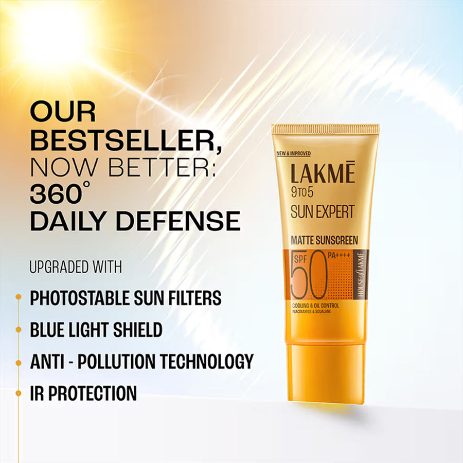 Lakme 9 To Sun Expert Matte Spf 50 pa+++ Sunscreen