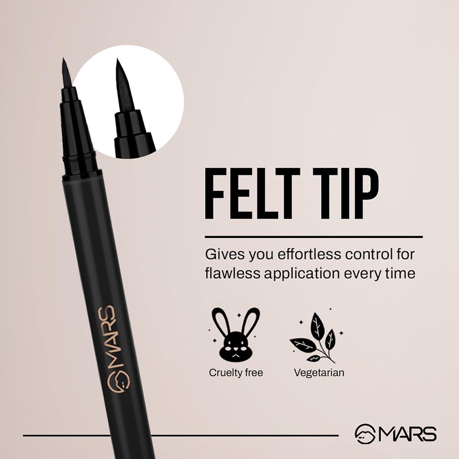 Mars City Stroke Charming Eyes Liquid Eyeliner 1Ml