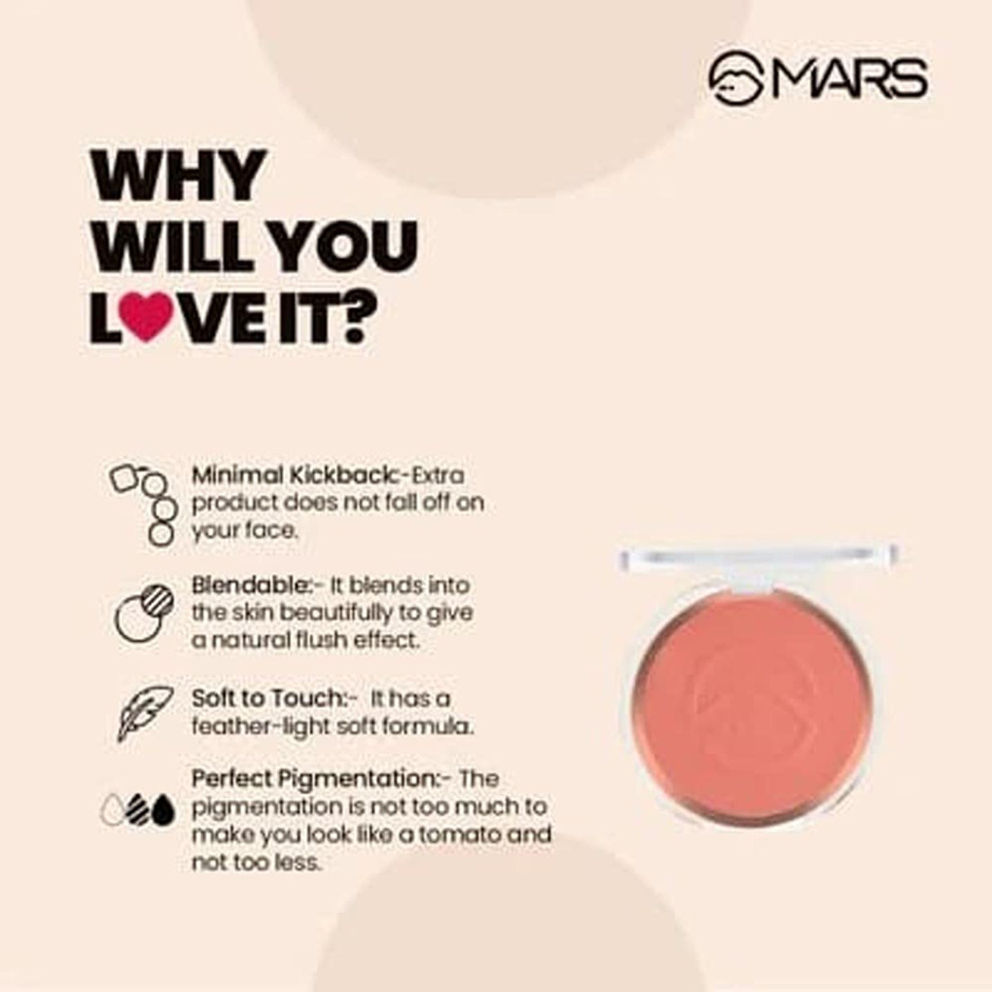 Mars Flush Of Love Face Blusher 8G