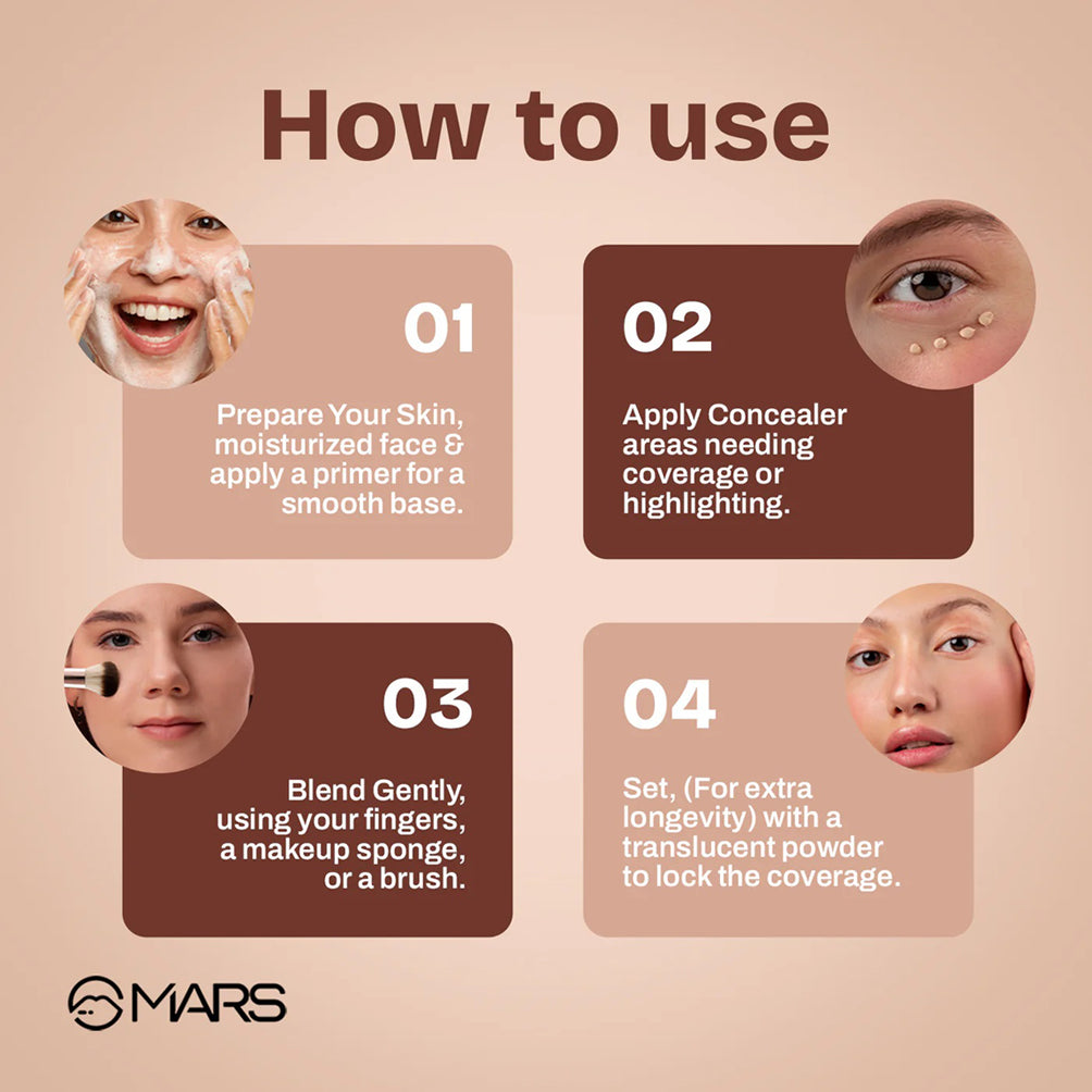 Mars Spf50 Pa++++ Cancel Concealer 6Ml
