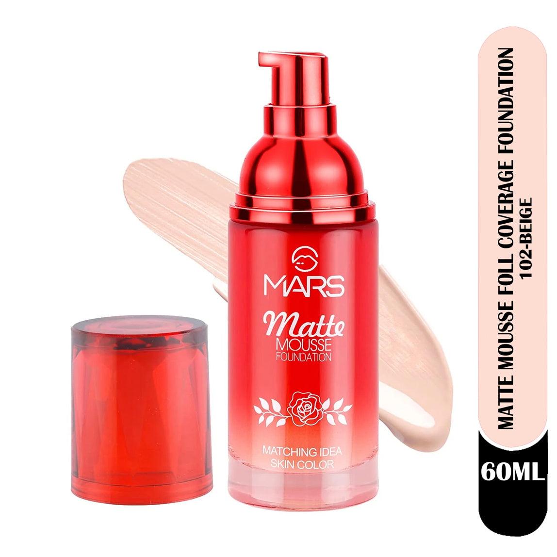 Mars Matte Mousse Foundation 60Ml