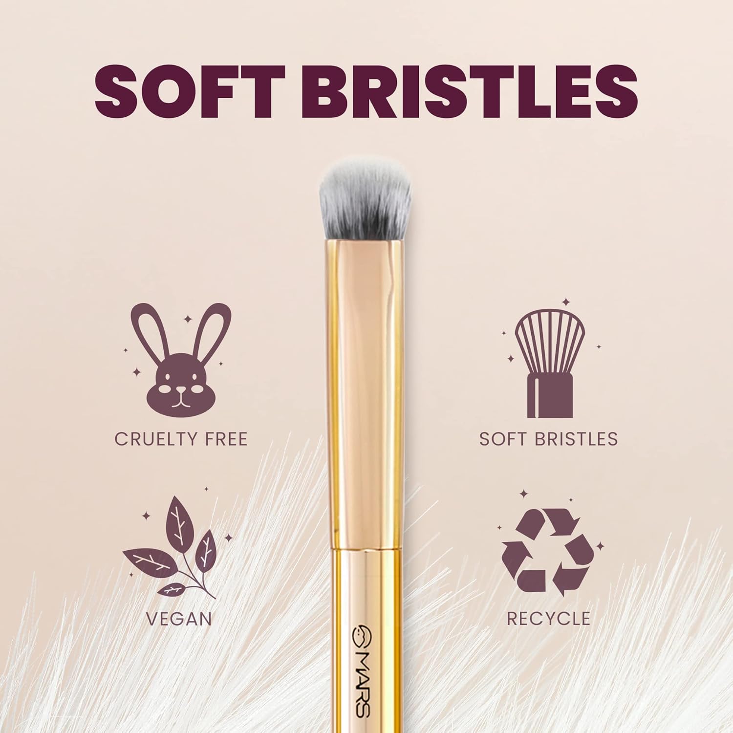 Mars Artists Arsenal Flat Eyeshadow Brush (Bre07)