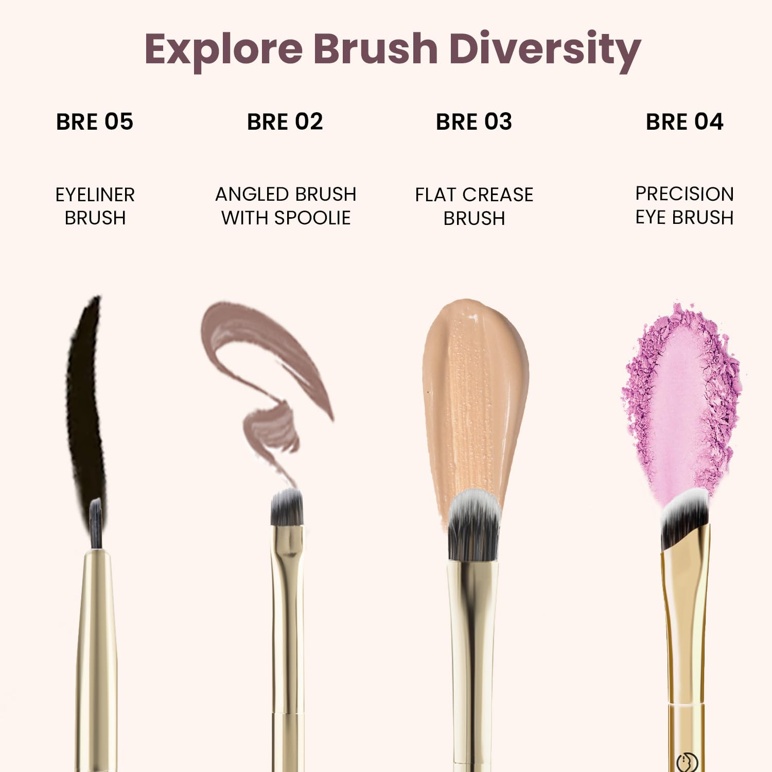 Mars Artist Arsenal Professional Angled Brush With Spoolie (Bre06)