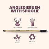Mars Artist Arsenal Professional Angled Brush With Spoolie (Bre06)