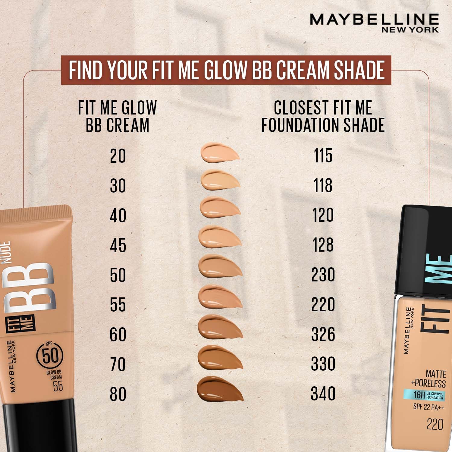 Maybelline Fit Me Bb Nude Glow Bb Cream 25Ml