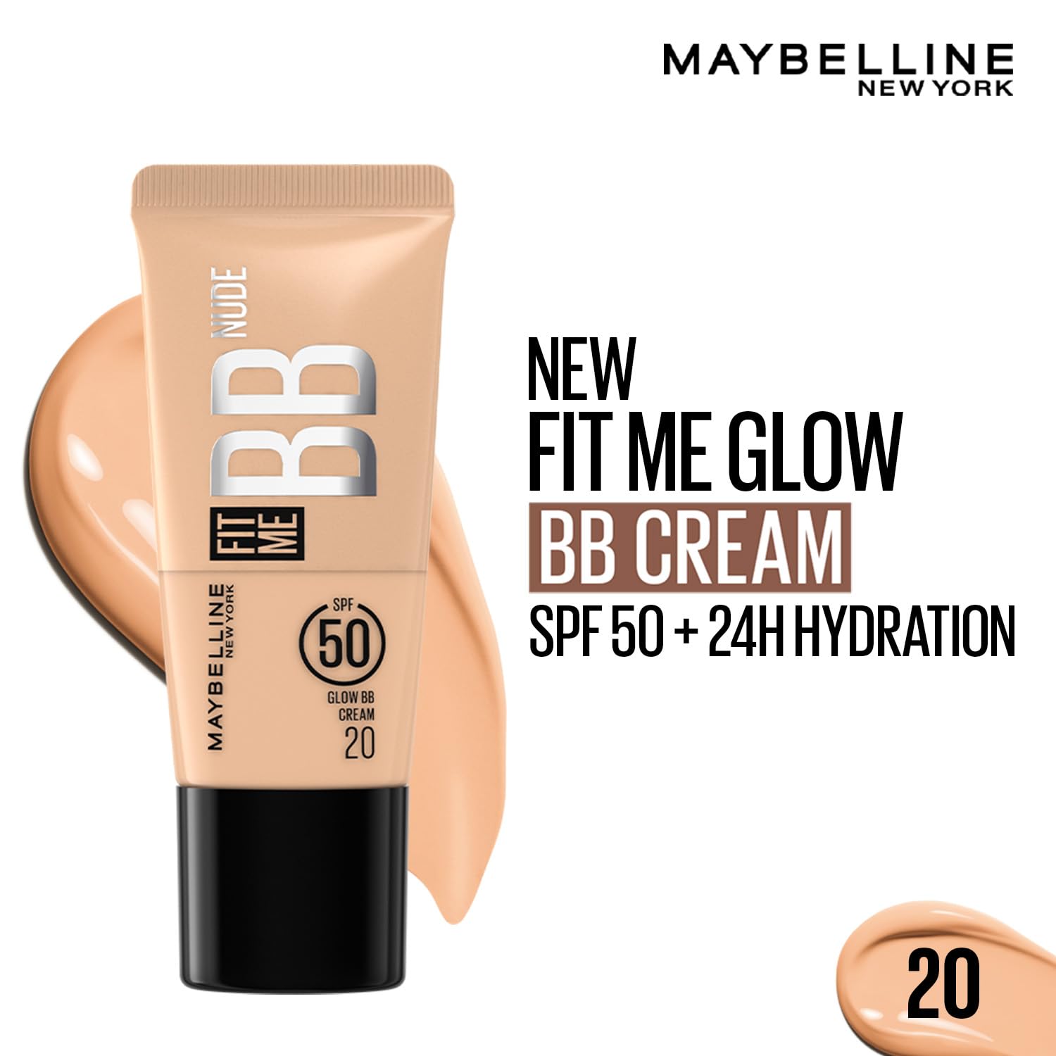 Maybelline Fit Me Bb Nude Glow Bb Cream 25Ml