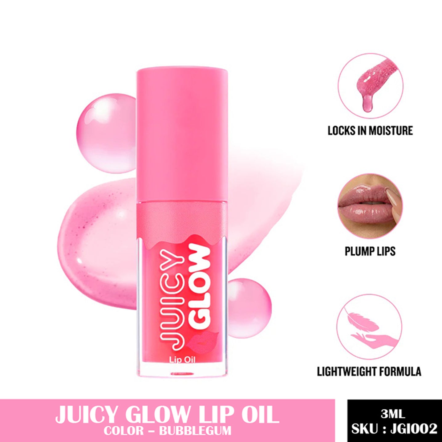 Forever 52 Juicy Glow Lip Oil 3ML