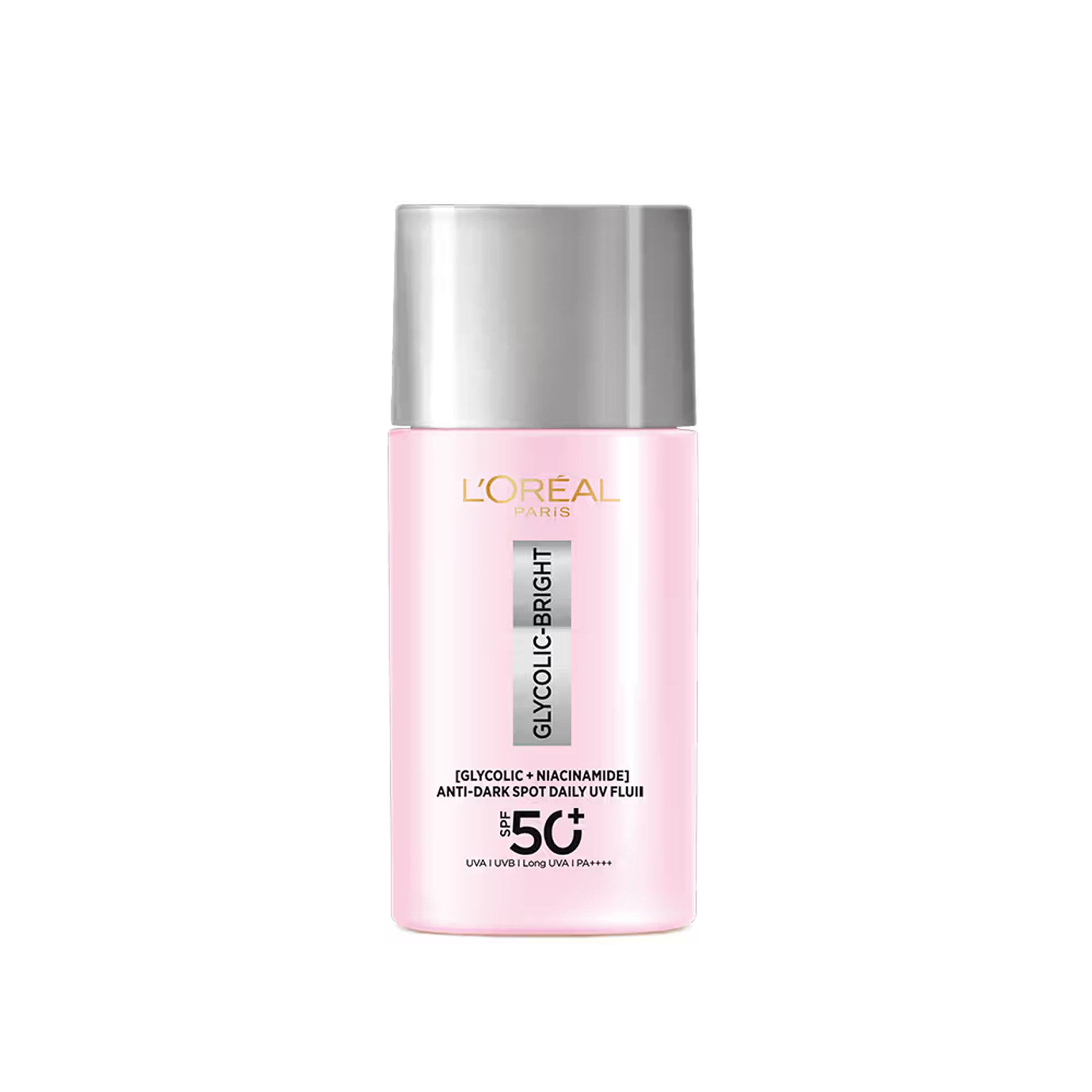 Loreal Paris Glycolic-Bright UV Fluid SPF 50+ PA++++ Anti-Dark Spot Fluid Sunscreen 50ML