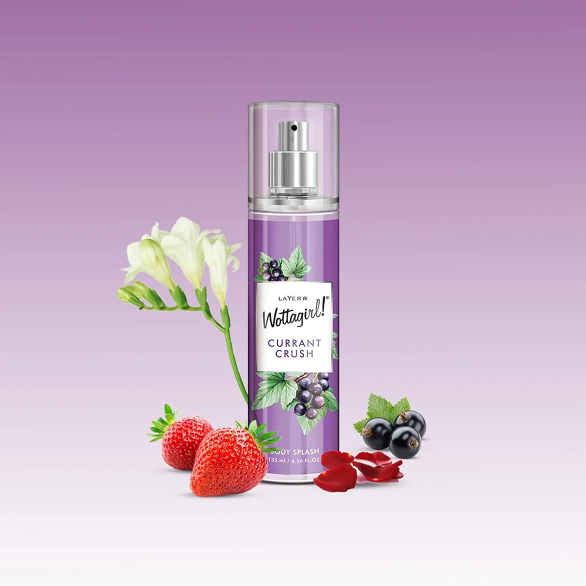 Layer Wottagirl Currant Crush Body Splash 135ML
