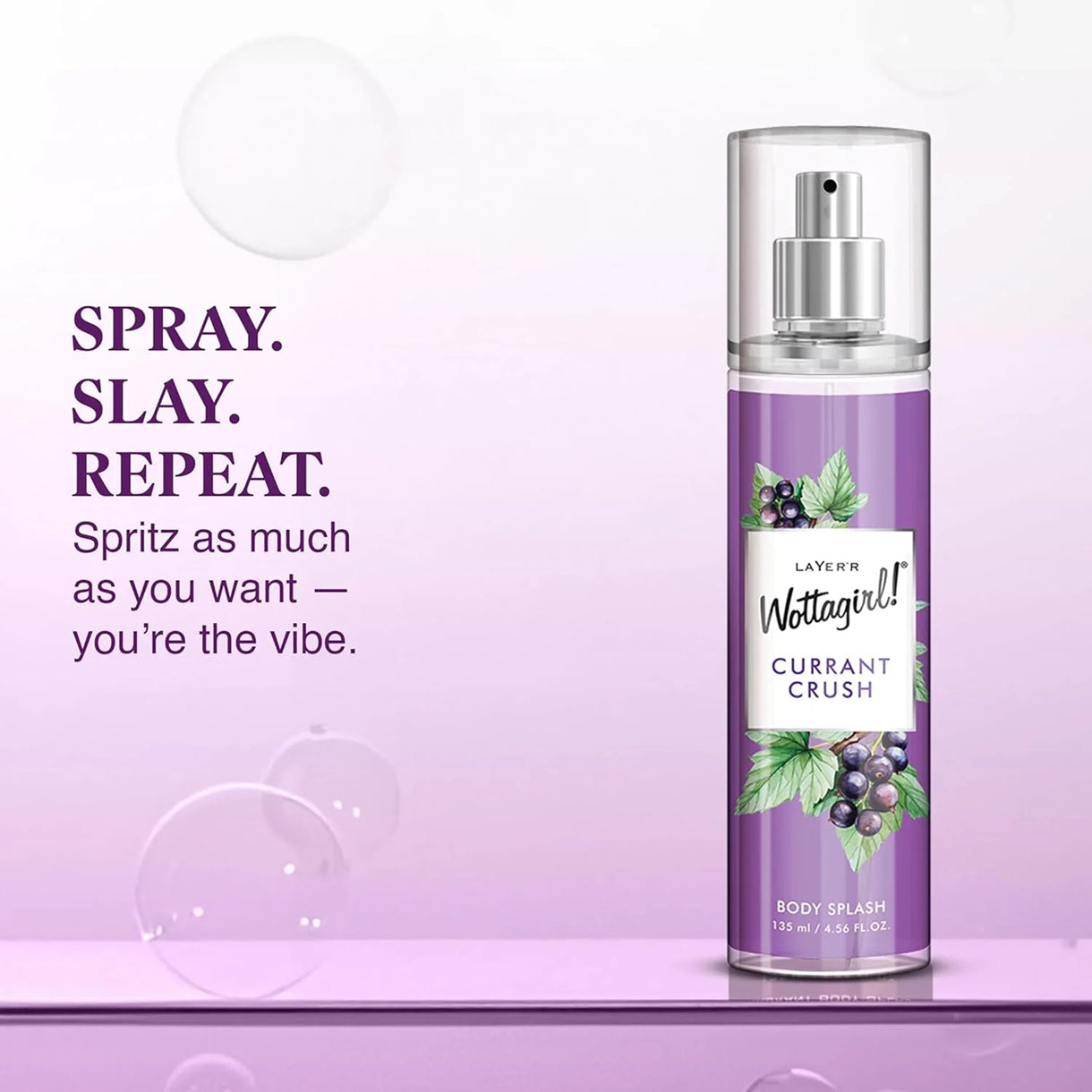 Layer Wottagirl Currant Crush Body Splash 135ML