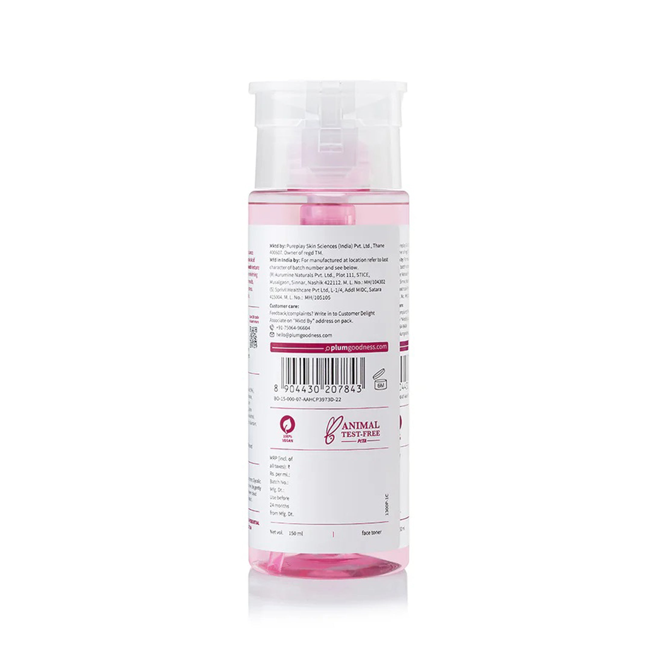 Plum 5Per Glycolic Acid & Goji Berry Exfoliating Toner 150ML