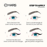 Mars Black Liquid Eyeliner Free Flow Eyeliner