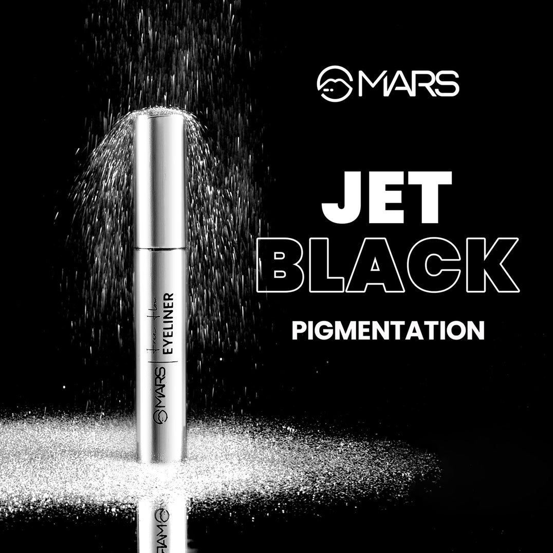 Mars Black Liquid Eyeliner Free Flow Eyeliner