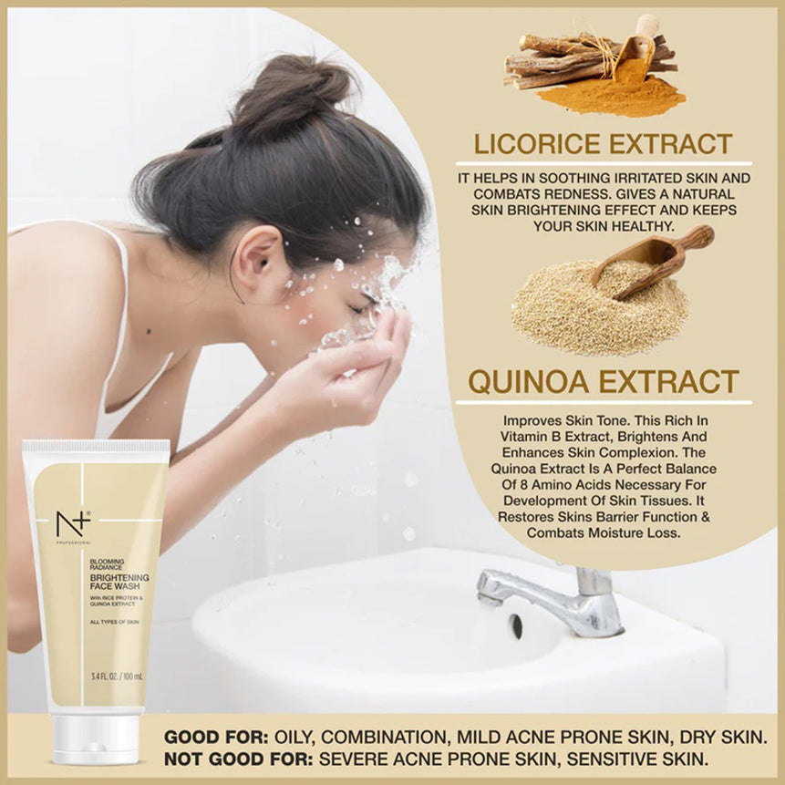 N+ Brightening Face wash 100Ml