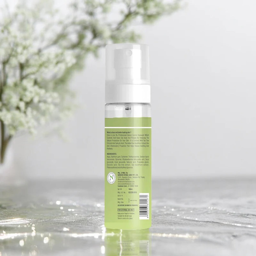N+ Sebum Control Face wash 100Ml
