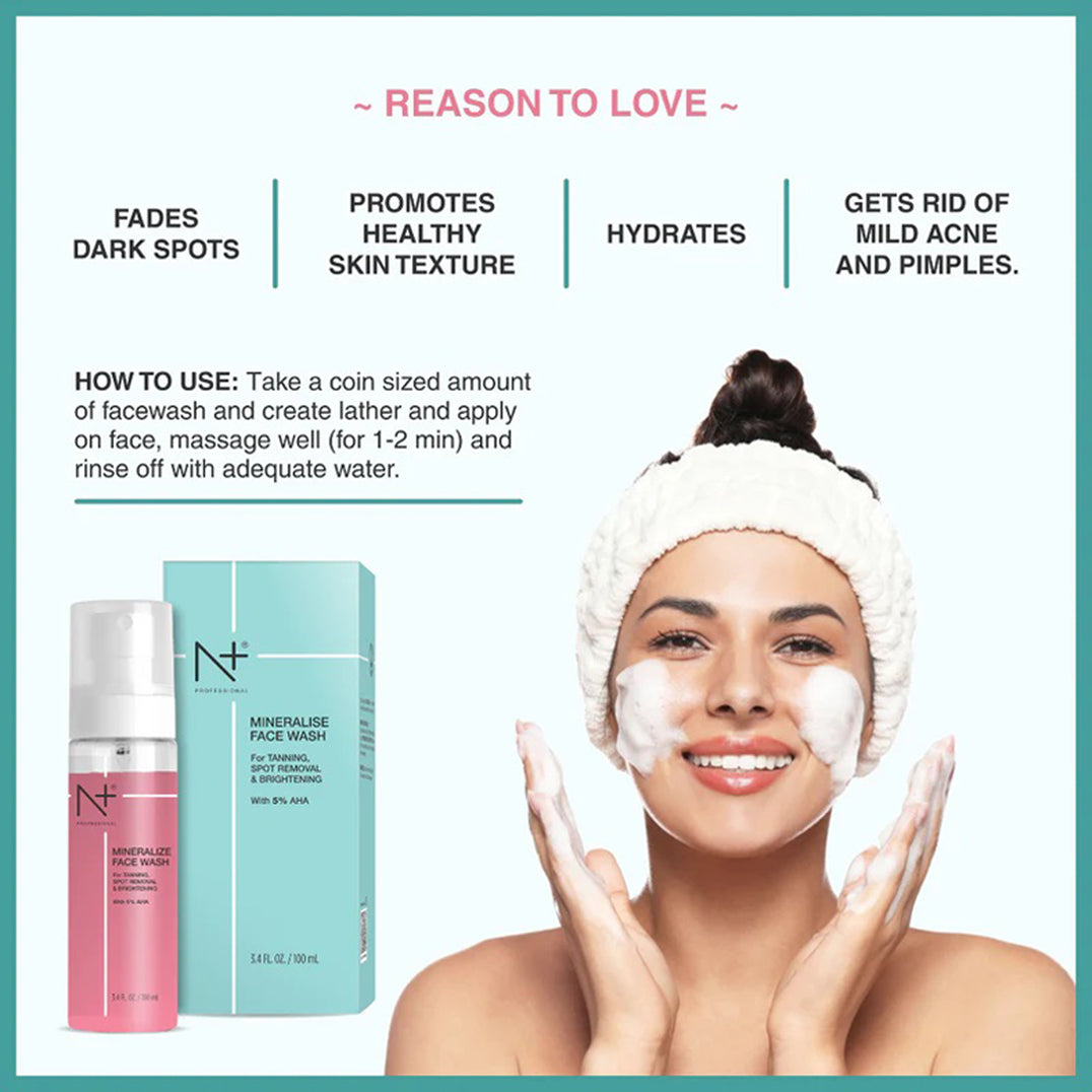 N+ Mineralise Face wash 100ml
