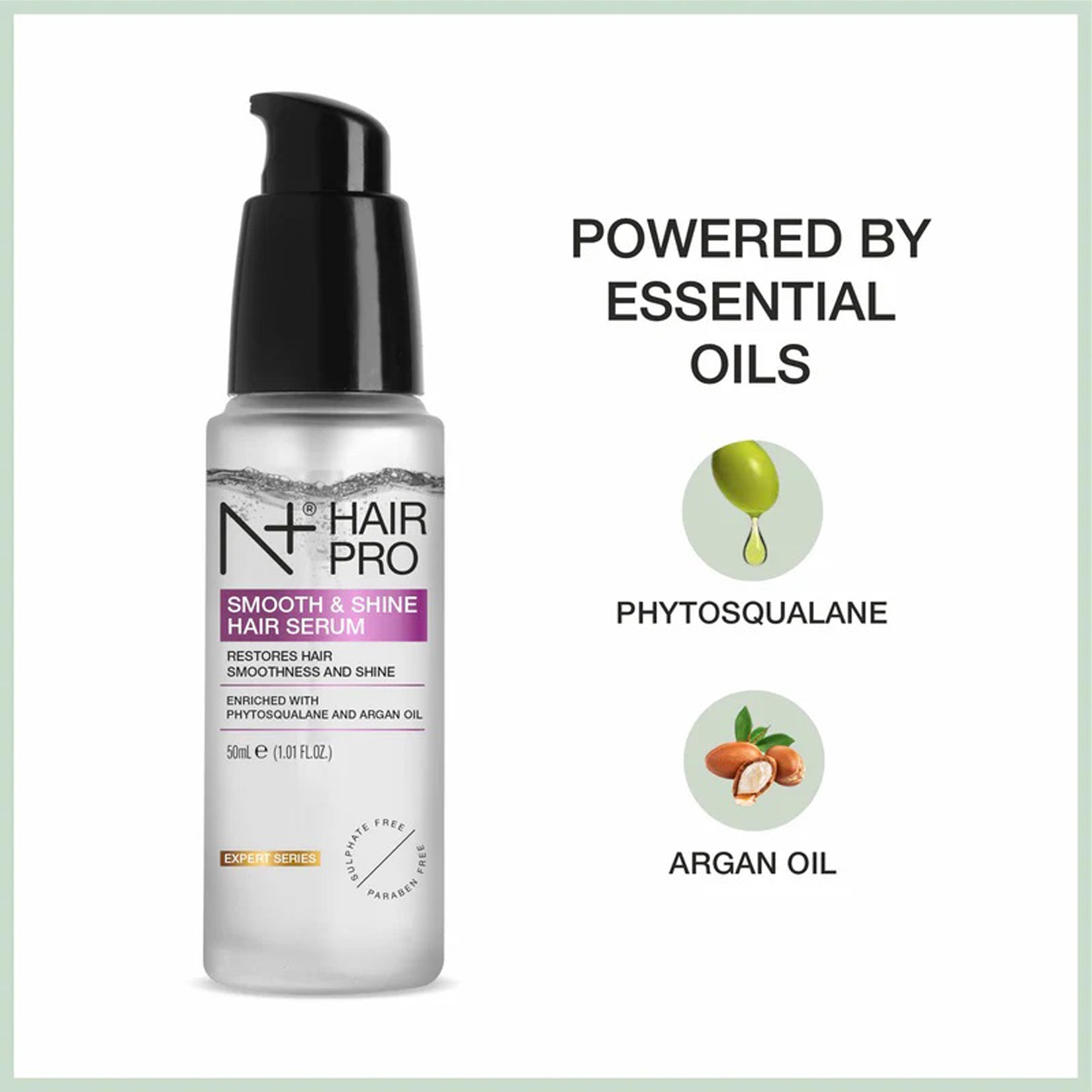 N+ Hair Pro Smooth & Shine Hair Serum 50ML