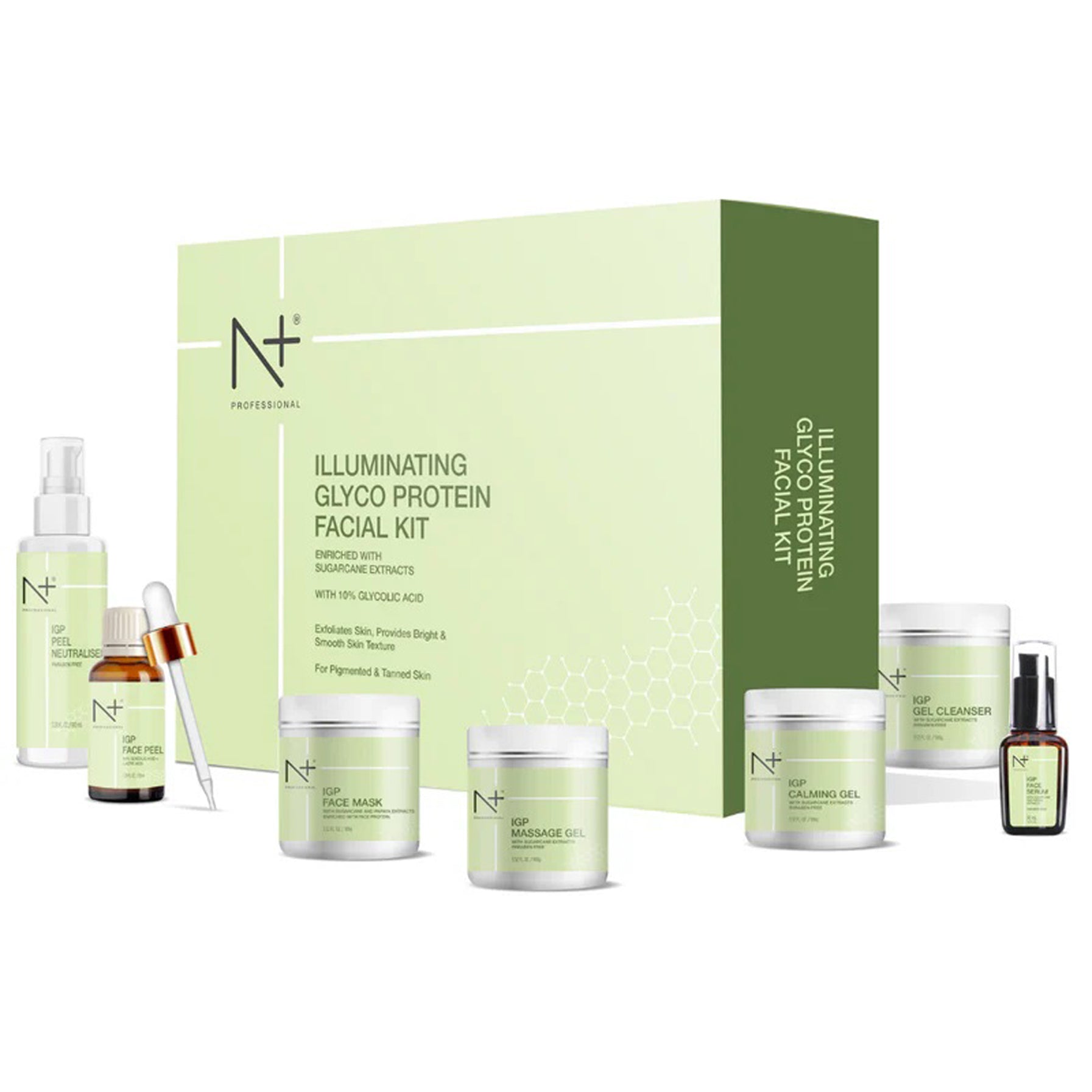 N+ Illuminating Glyco Protein Facial Kit 610G