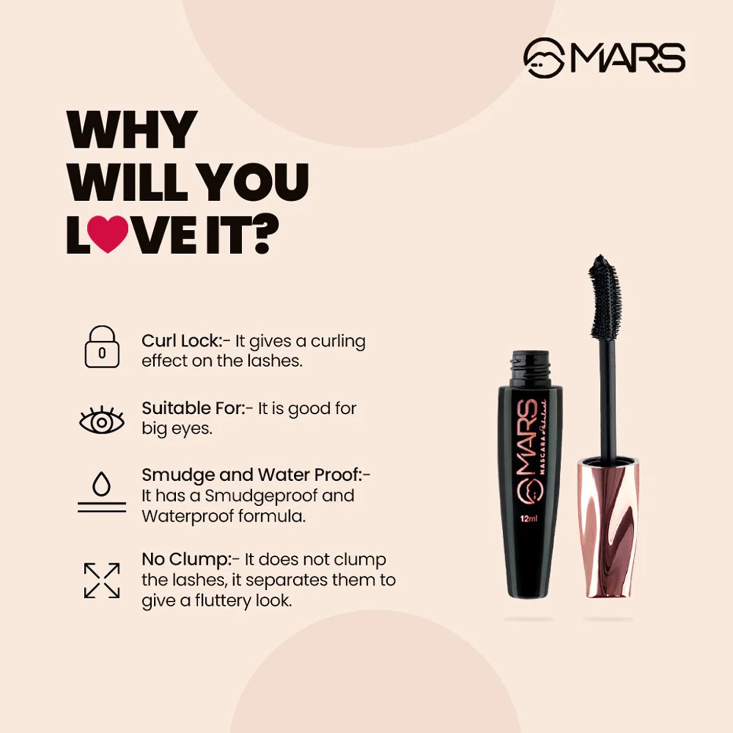 Mars Fabulash Mascara 12ml