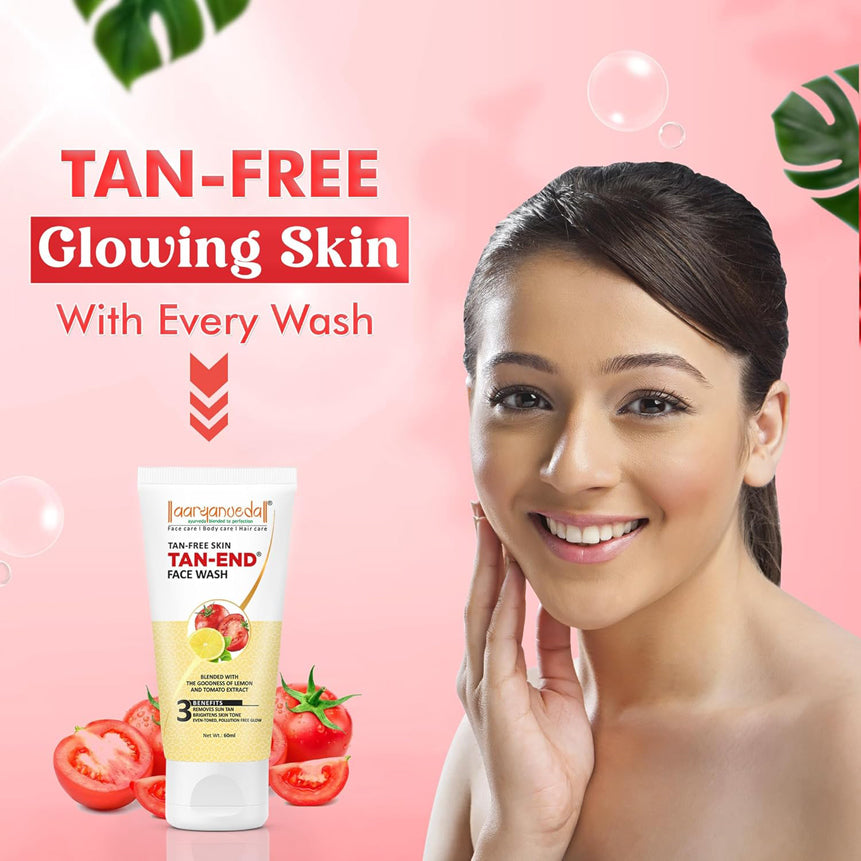 Aaryanveda  Tan-end Facewash For Anti-Tan Fairness-100 ml