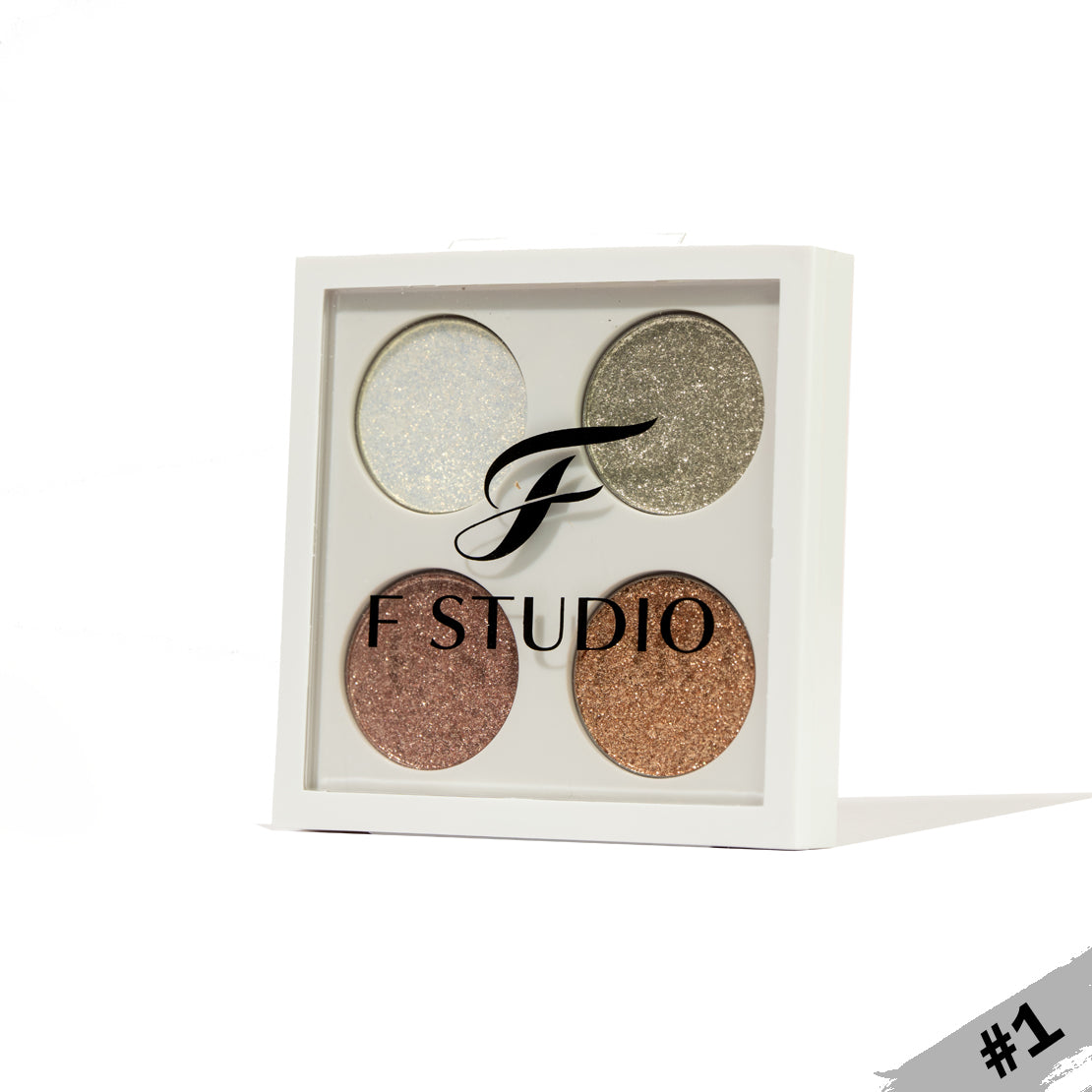 F Studio Starlight Quad Four High - Shine Glitter Shades /-/01 Celestial Glow