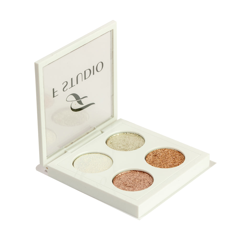 F Studio Starlight Quad Four High - Shine Glitter Shades /-/01 Celestial Glow