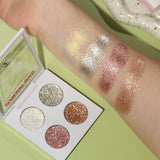 F Studio Starlight Quad Four High - Shine Glitter Shades /-/01 Celestial Glow