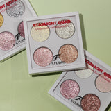 F Studio Starlight Quad Four High - Shine Glitter Shades /-/01 Celestial Glow