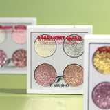 F Studio Starlight Quad Four High - Shine Glitter Shades /-/01 Celestial Glow