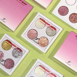 F Studio Starlight Quad Four High - Shine Glitter Shades /-/01 Celestial Glow