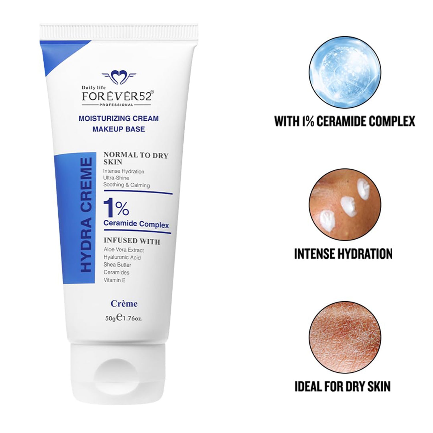 Forever 52 Hydra Creme Moisturizing Cream Makeup Base 50G