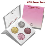 F Studio Starlight Quad Four High - Shine Glitter Shades /-/03 Rose Aura