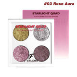 F Studio Starlight Quad Four High - Shine Glitter Shades /-/03 Rose Aura