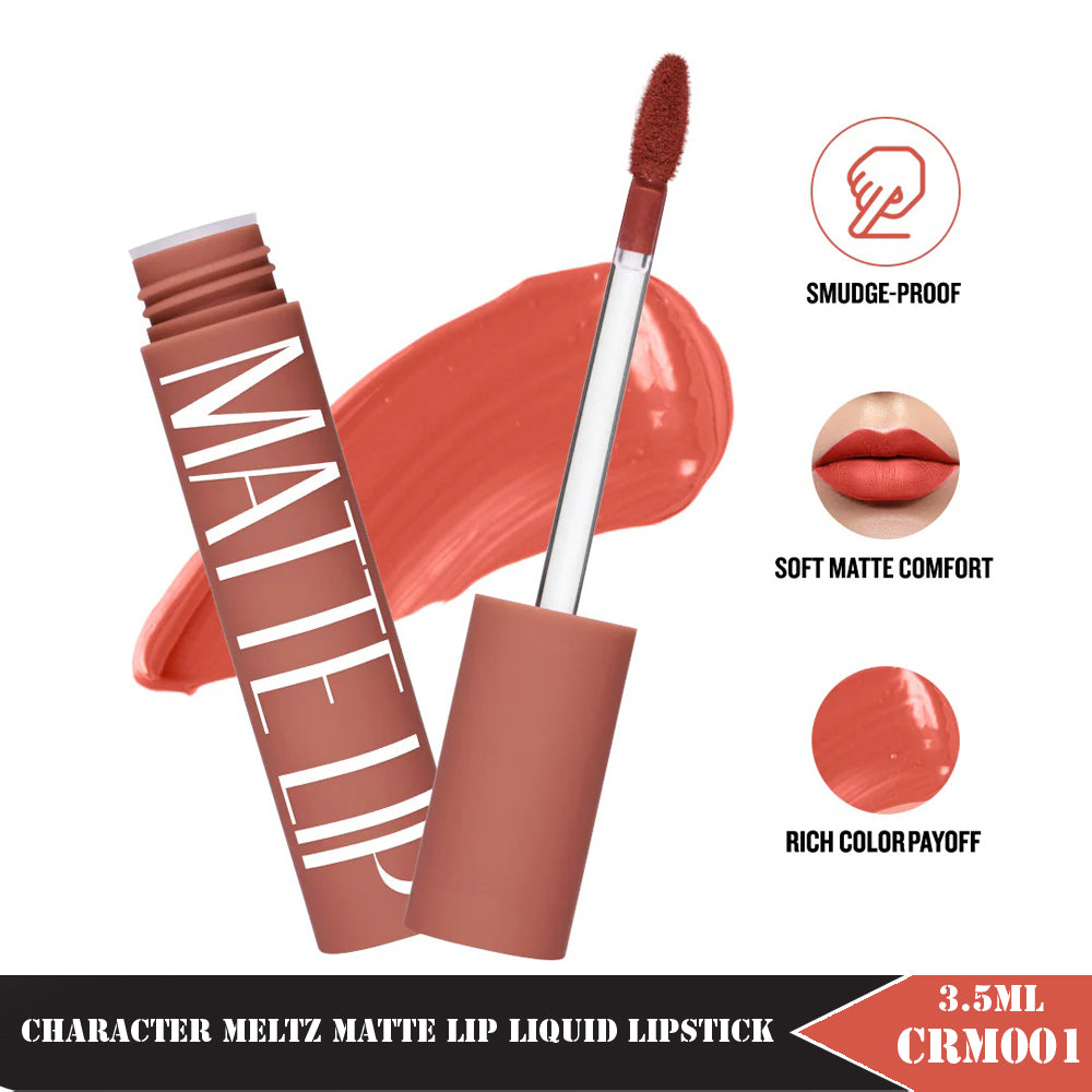 Character Meltz Matte Lip Liquid Lipstick 3.5ML